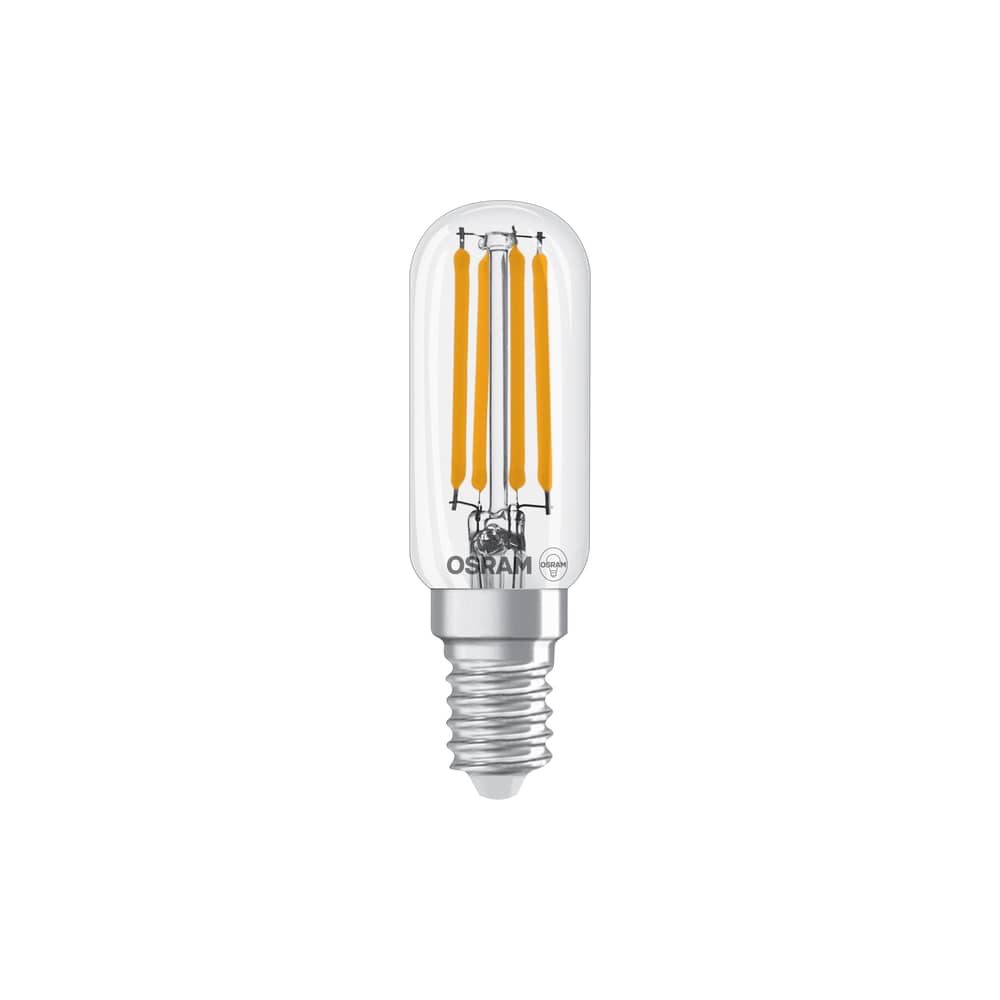 Lampadina LED E14 Mini Tube T26 vetro trasparente / 5,9W (= 60W) - Bianco caldo - Osram - 60W (5,9W LED) / Trasparente - Vetro