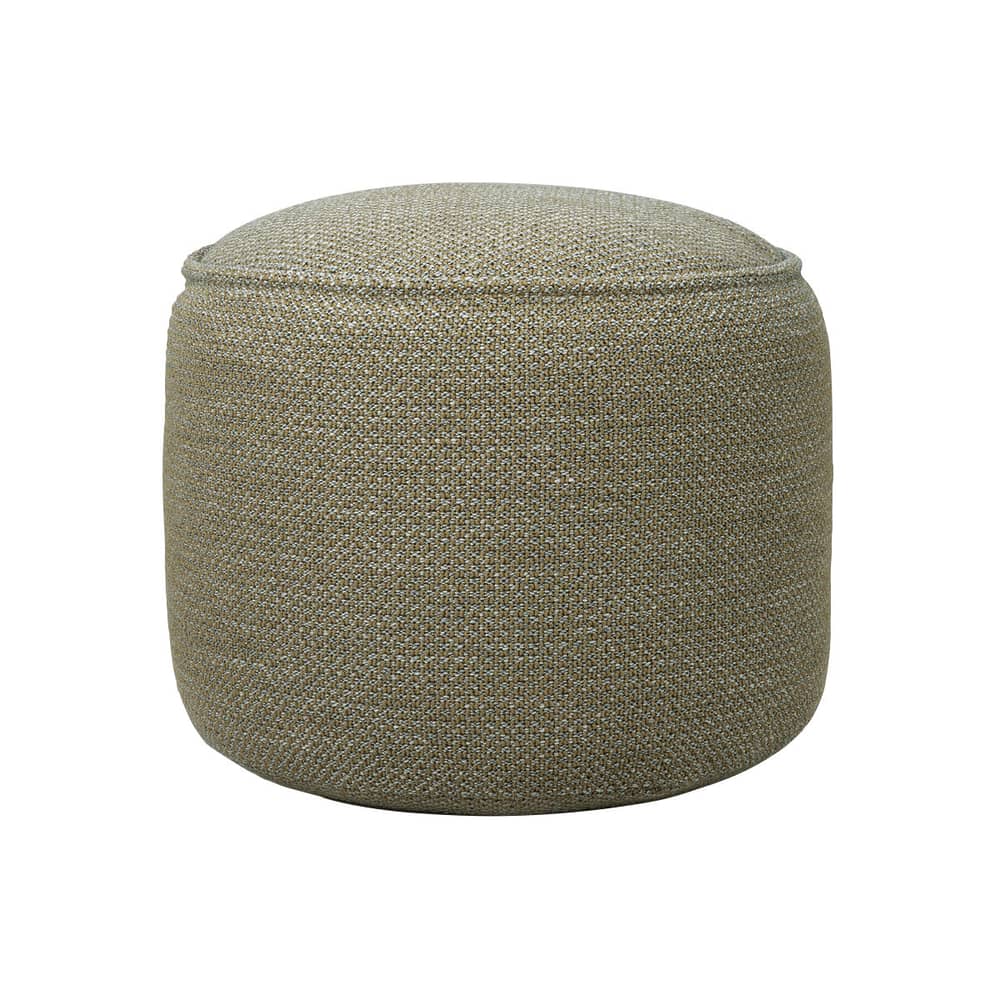 Pouf d\'extérieur Donut Outdoor   / Ø 50 cm - Ethnicraft - Moka - Mousse, Tissu polypropylène