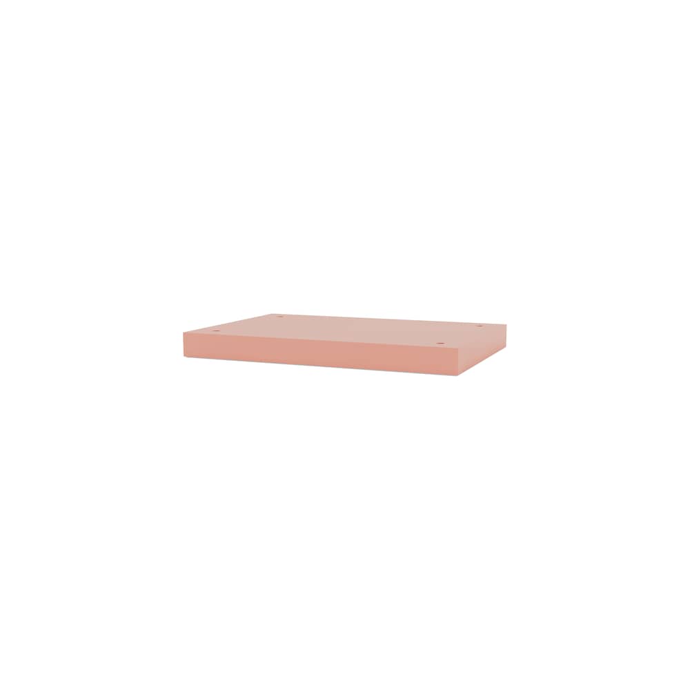  Accessory wood pink / Base for Montana Mini Unit - Footprint H 3 cm x W 35 cm - MONTANA - Rhubarb 151 - Lacquered MDF