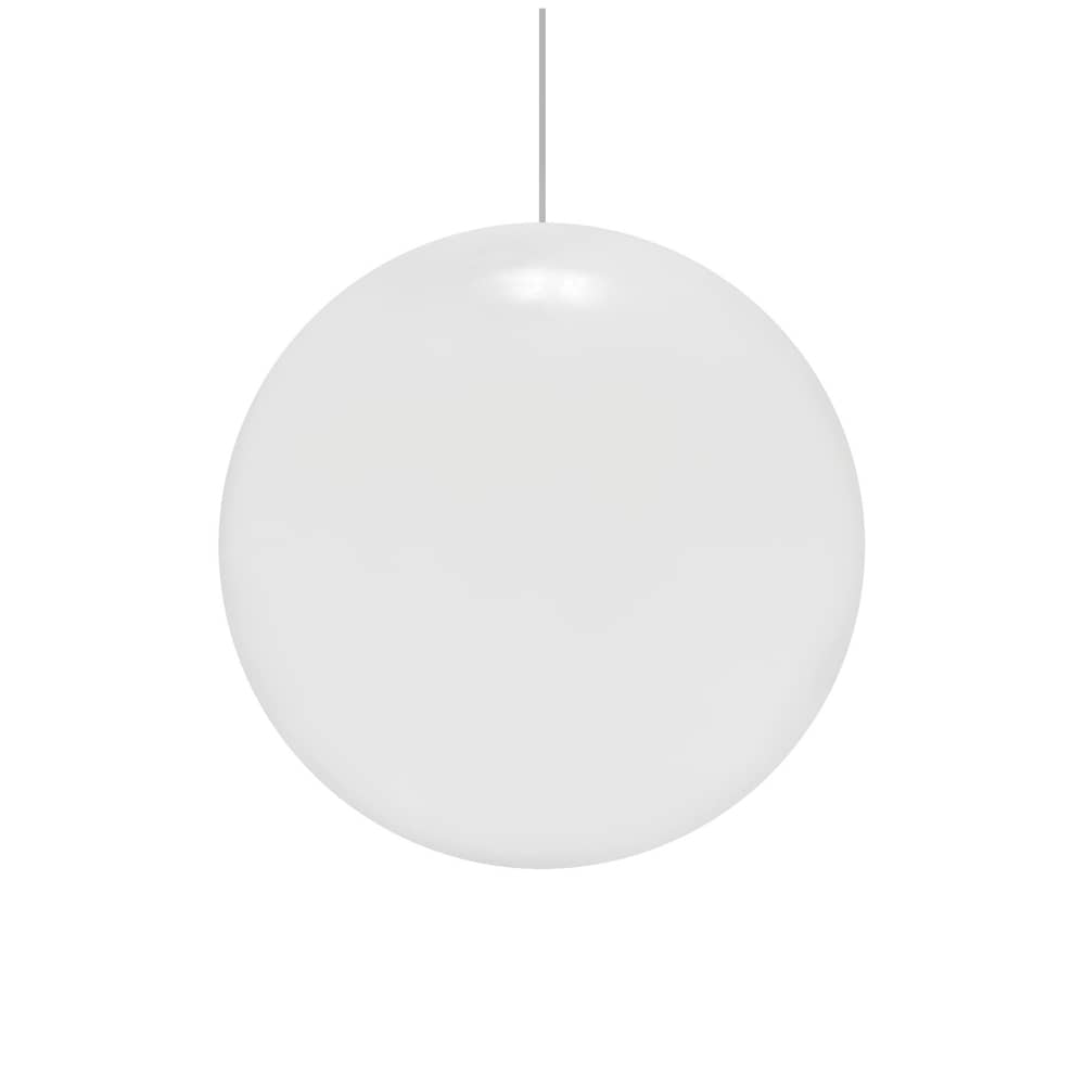 Lampada a sospensione da esterno Globo materiale plastico bianco / Ø 30 cm - Slide - Bianco - Ø 30 cm - Polietilene riciclabile