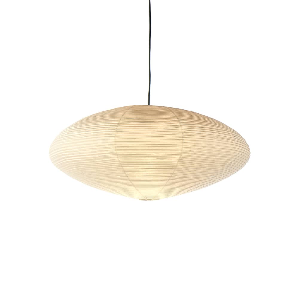 Pendelleuchte Akari 15A papierfaser beige /Isamu Noguchi, 1951 - Ø 88 x H 33 cm - Vitra - Ø 88 cm / Beige - Washi-Papier