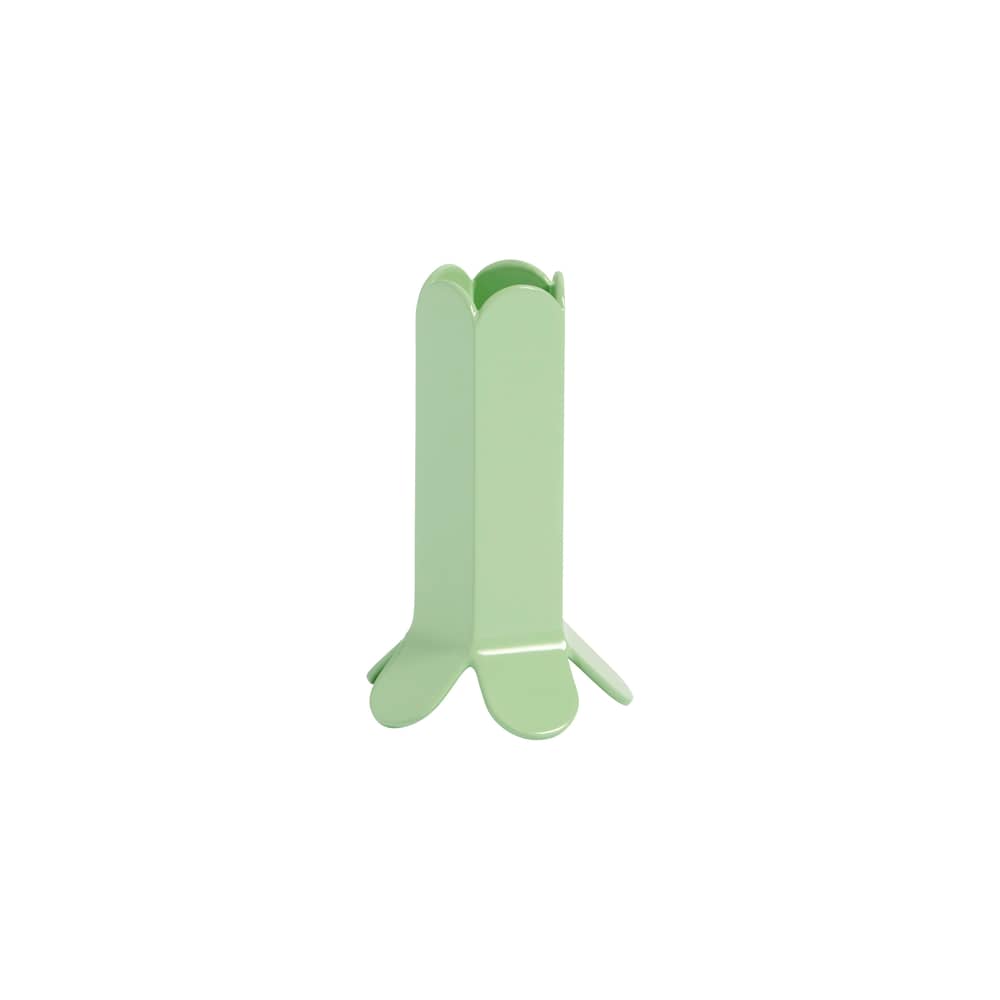 Bougeoir Arcs Small métal vert / H 9 cm - Hay - Vert Menthe - Alliage de zinc