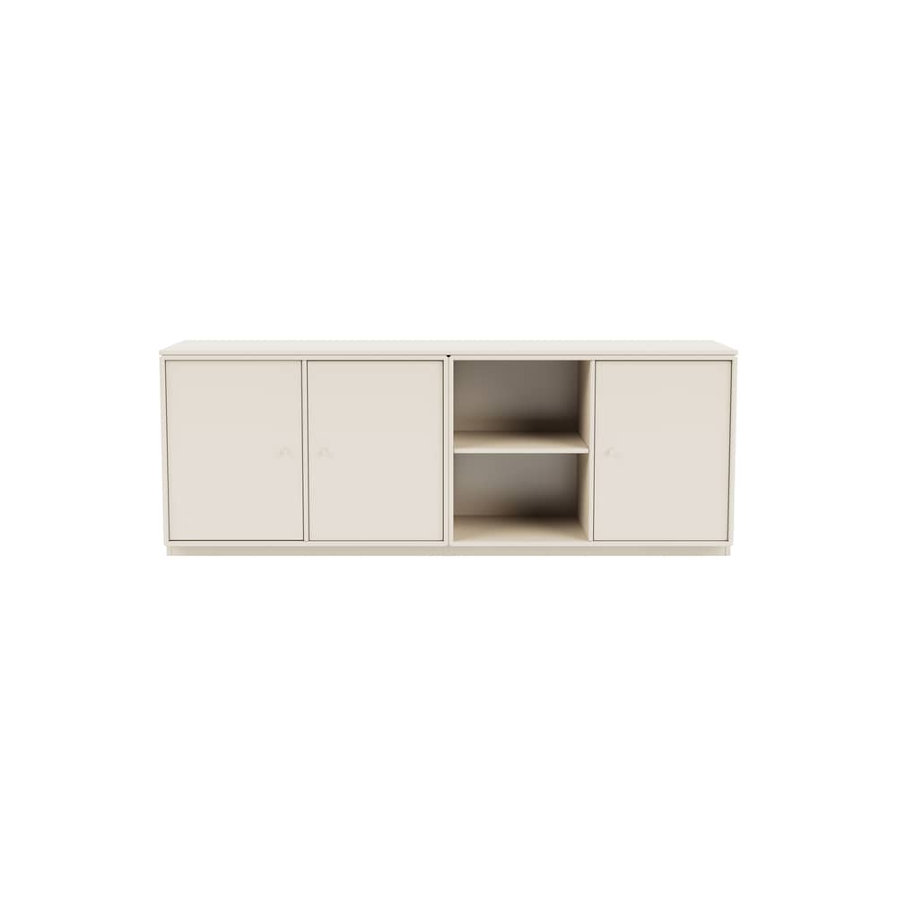Buffet Save legno bianco / L 139,2 x P 38 x H 51 cm - MONTANA - Avena 158 - MDF laccato