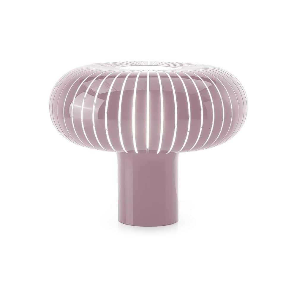 Lampe de table Teresa / Edition limitée - Ø 50 x H 43 cm / Recyclé - Kartell - Mauve (édition limitée) - PMMA recyclé