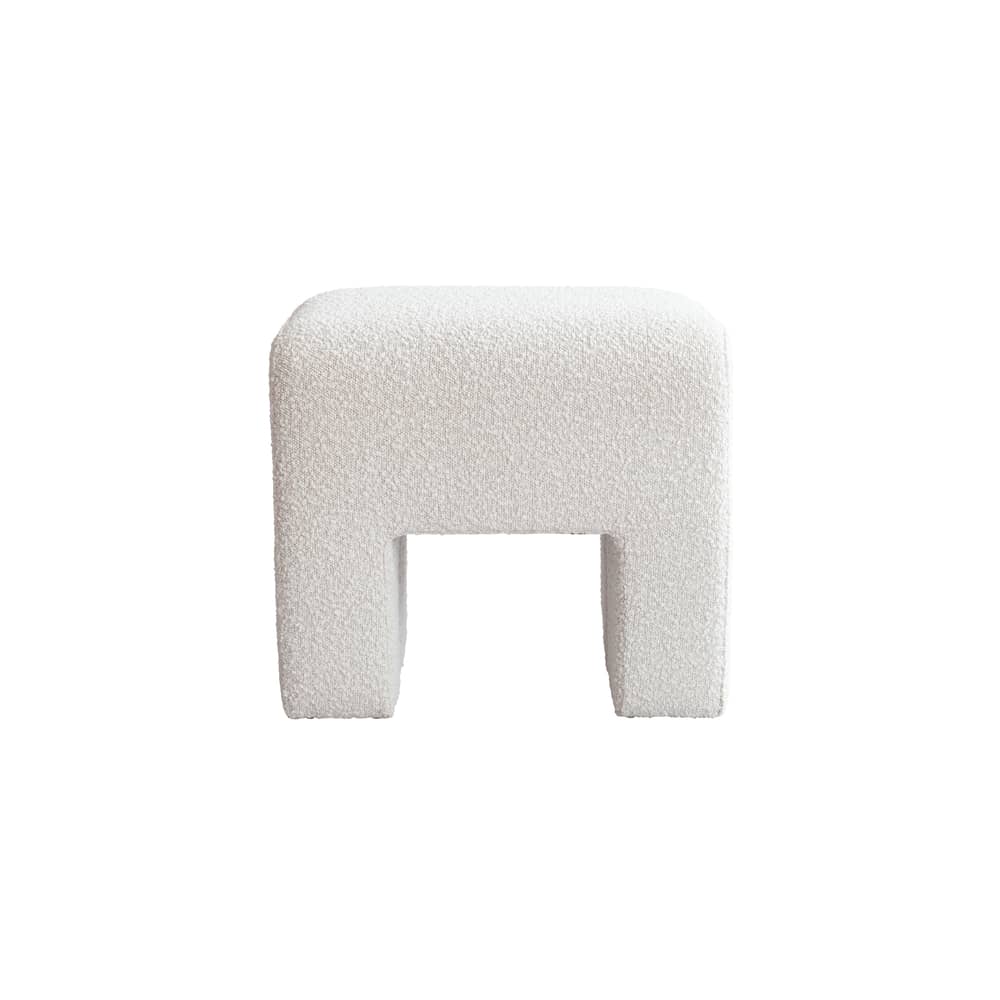 Sitzkissen Sculpt textil weiß / Schlingenpol Stoff - 101 COPENHAGEN - Gebrochen weiß (Schlingenpol Stoff) - Holz, Schaumstoff, Schlingenpol