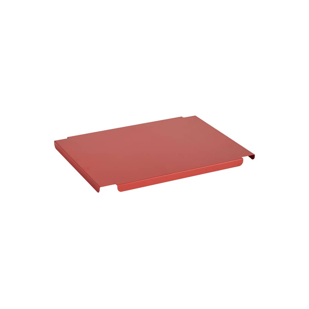 Deckel  metall rot / Für Korb Colour Crate Medium 26,5 x 34,5 cm - Hay - Rot - Stahl