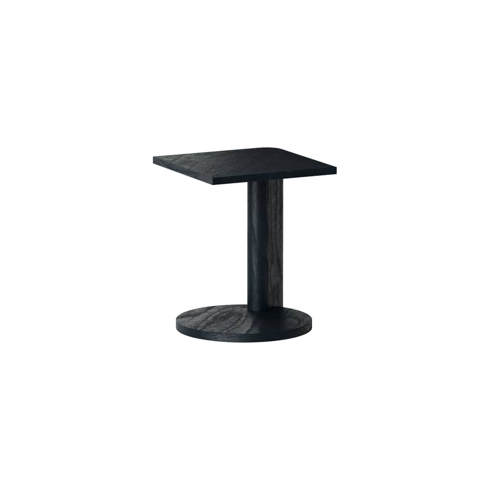 Galta Forte Side End table wood black / 38 x 38 x H 47 cm - KANN DESIGN - Black oak - Stained oak veneer, Tinted oak wood