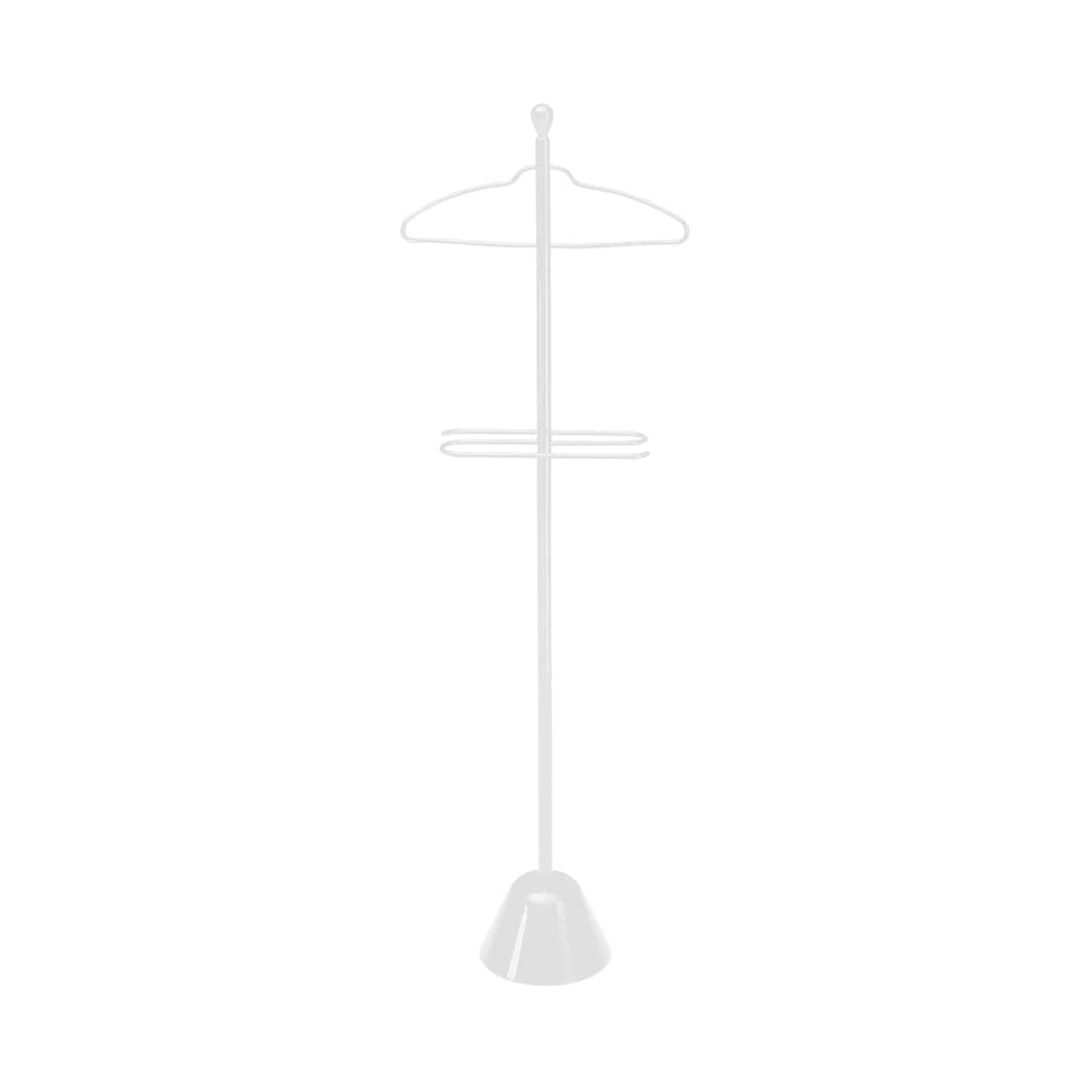 Servonotte Valet metal white / Achille Castiglioni, 1986 - Zanotta - White - Varnished steel