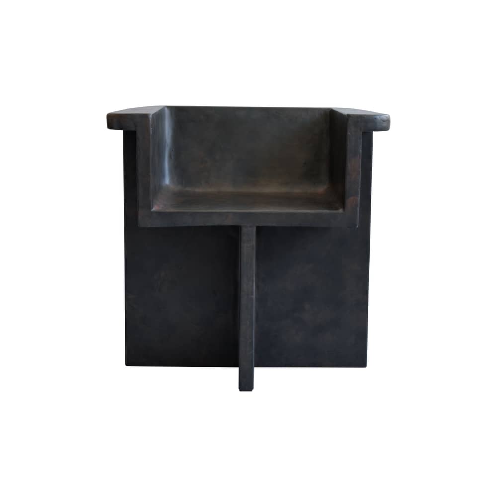 Armlehnstuhl Brutus corian braun - 101 COPENHAGEN - Kaffee - Faserbeton