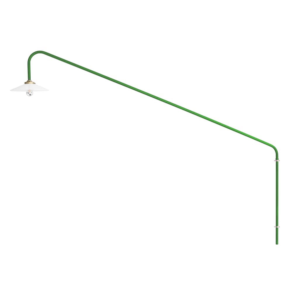 Applique con presa Hanging Lamp n°1 metallo verde / H 140 x L 175 cm - valerie objects - Verde - Acciaio, Vetro
