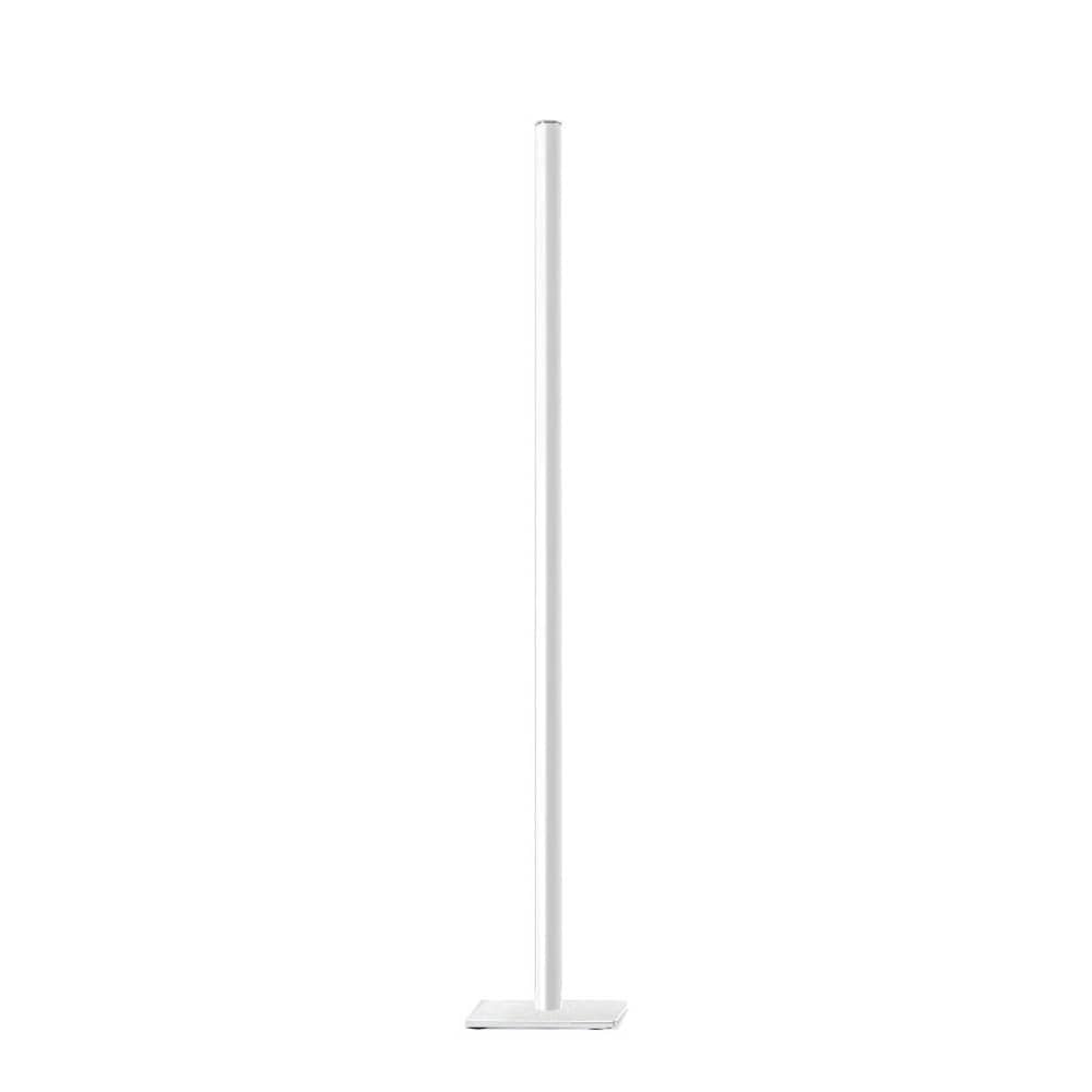 Lampadaire Ilio Mini LED / Bluetooth - H 175 cm - Artemide - Blanc - Acier peint, Aluminium peint