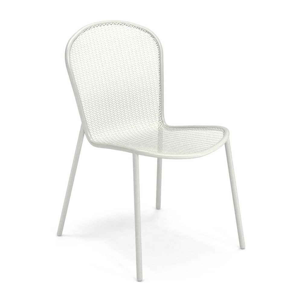 Chaise Ronda XS métal blanc / L 51,5 cm - Emu - Blanc - Acier