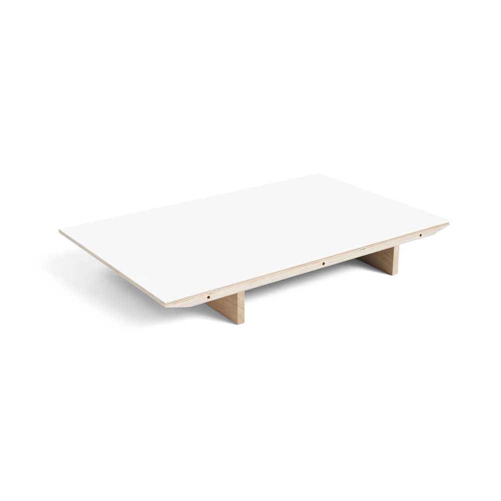  Accessory plastic material wood white / For CPH 30 extendable table - L 50 x 90 cm - Hay - Laminate / White - Plywood, Stratified