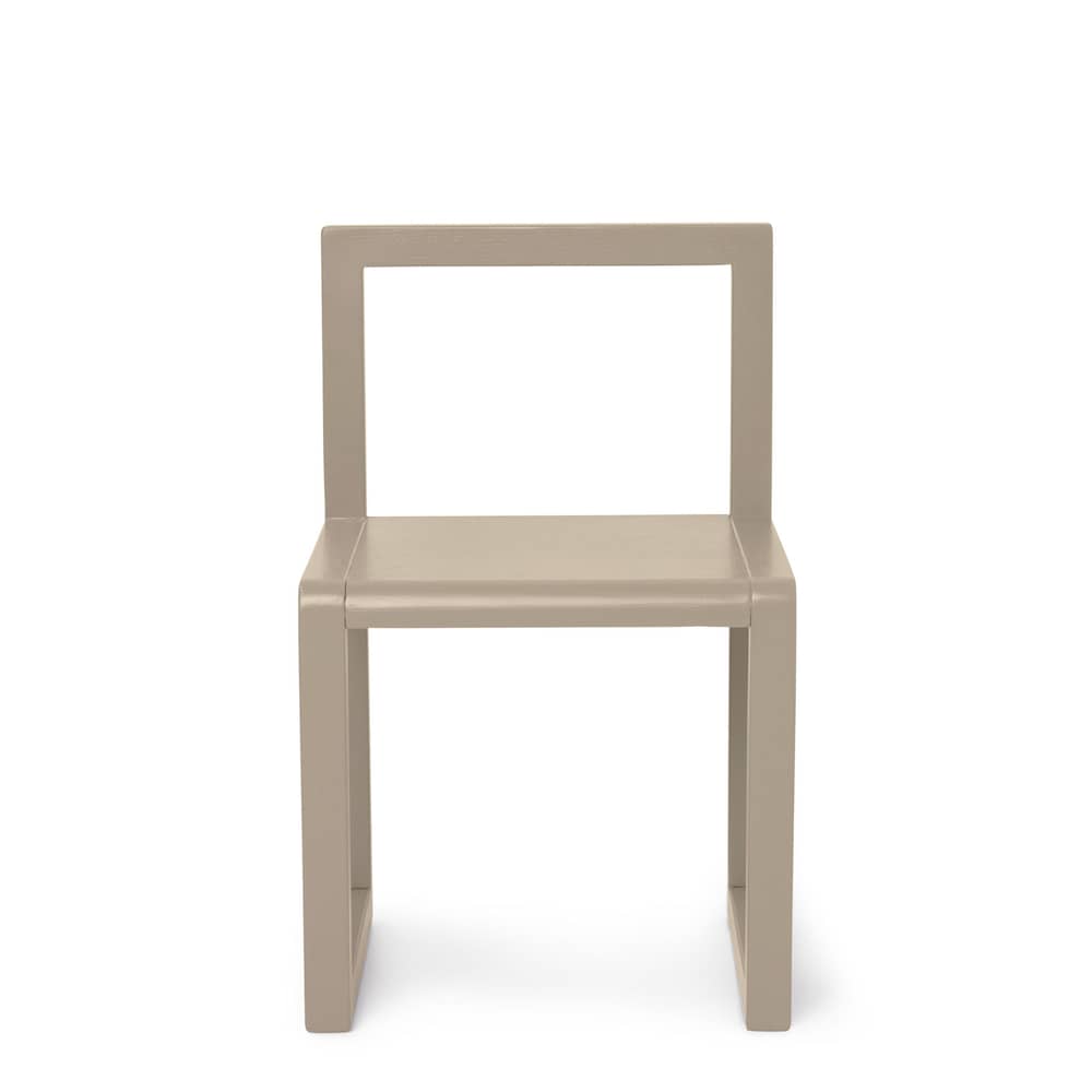 Kinderstuhl Little Architect holz beige / Holz - Ferm Living - Kaschmir-beige - Esche massiv, Eschefurnier