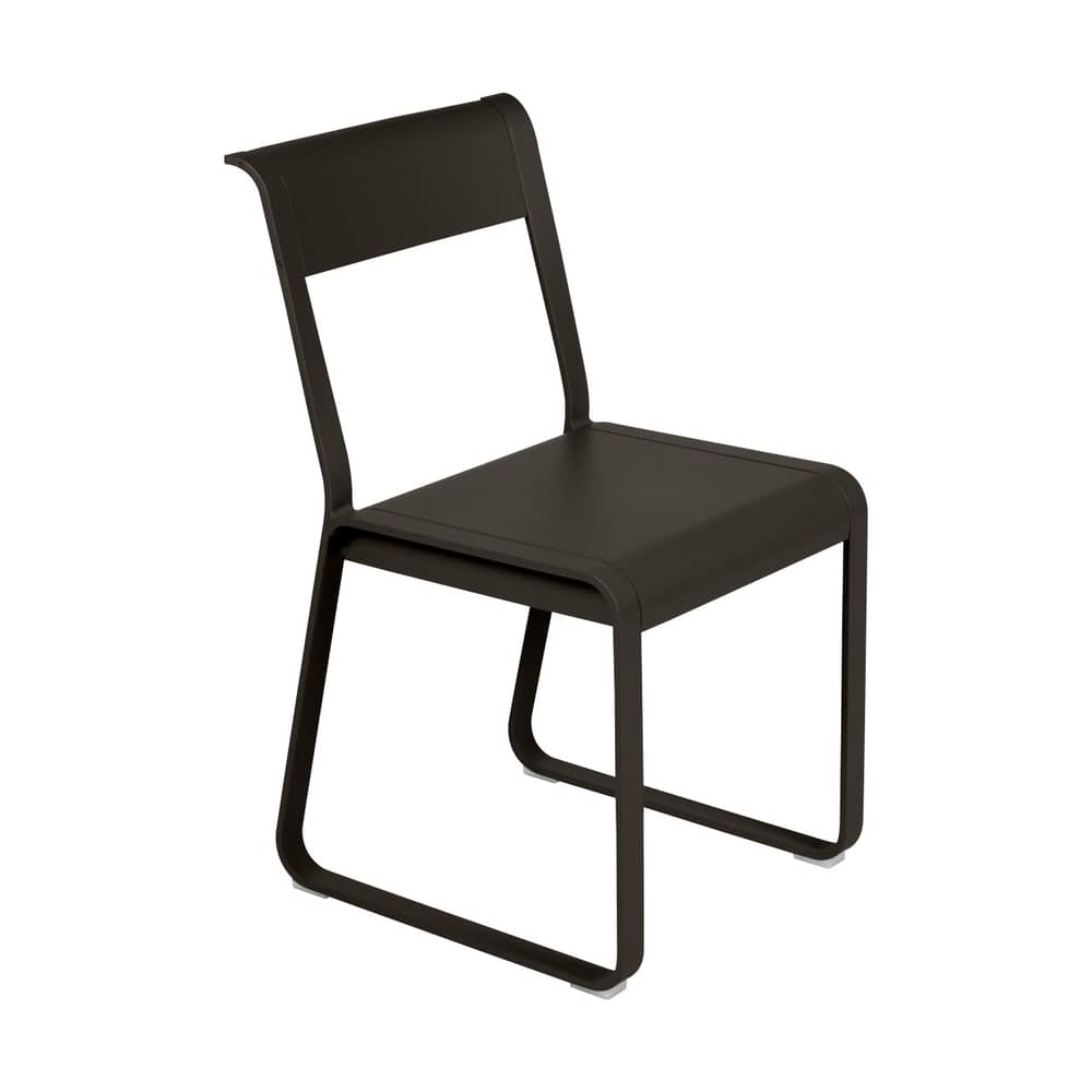 Chaise Bellevie V2 / Piètement traîneau - Fermob - Tonka - Acier, Aluminium
