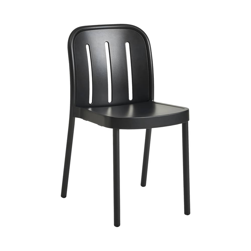 Chaise empilable Deville métal noir - Hay - Anthracite - 