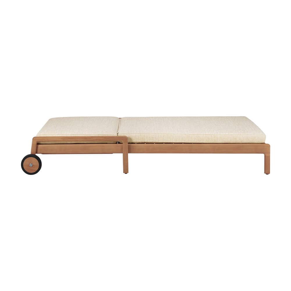 Accessorio  tessuto beige / Materasso per sdraio Jack - Ethnicraft - Naturale - Espanso, Tessuto in polipropilene