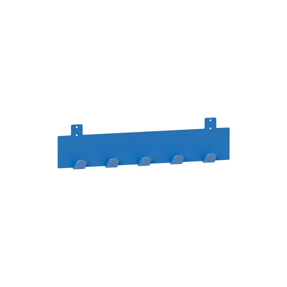  Accessory metal blue / Wall hooks for shelf Pli L 45 cm - TIPTOE - Azur blue - Powder coated steel