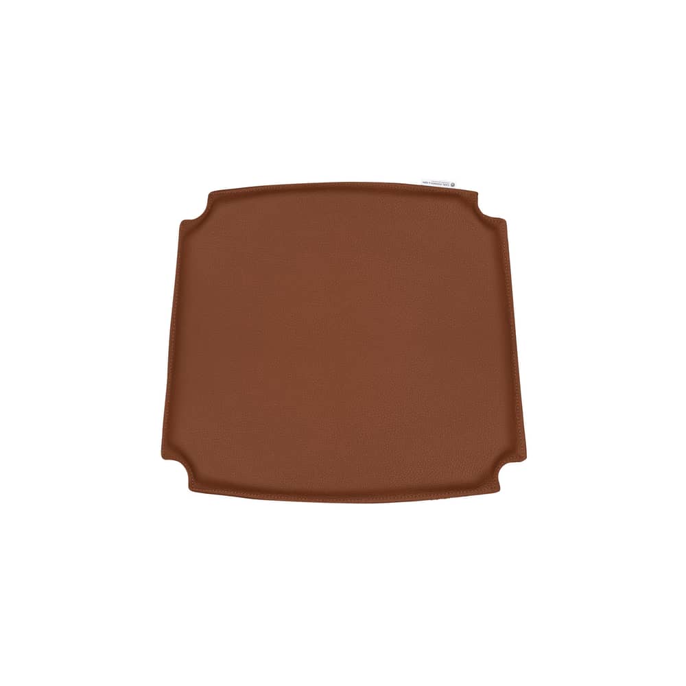 Armlehne  leder braun / Kissen für Wishbone Chair - CARL HANSEN & SON - Braunes Leder (Loke 7748) - Leder, Polyurethan-Schaum