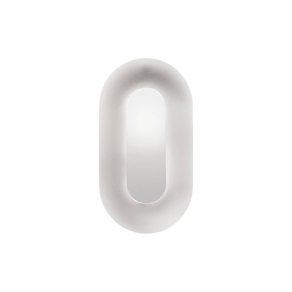Applique Sasi Small métal argent / LED - H 29 cm - NUURA - Argent / Miroir - Aluminium