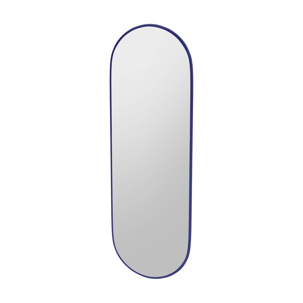 Miroir mural Colour Frame - Figure bois bleu / 46,8 x 138 cm - MONTANA - Monarch 135 -  Verre miroir, MDF laqué