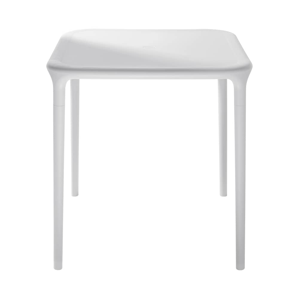 Table carrée Air-Table blanc / 65 x 65 cm - Jasper Morrison, 2001 - Magis - Blanc - Polypropylène