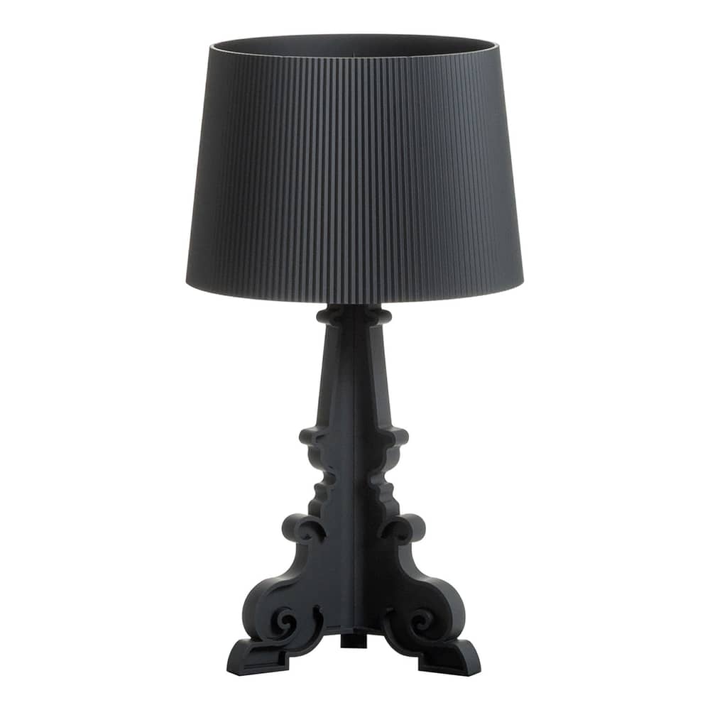 Kartell Bourgie ランプ Kartell Bourgie Table lamp - mat black | Made In Design UK