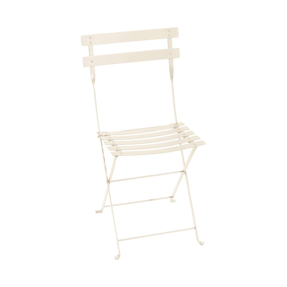Chaise pliante Bistro métal beige - Fermob - Beige latte - Acier laqué