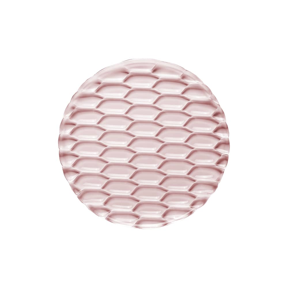 Plat de service Jellies Family plastique rose / Ø 33 cm - Kartell - Rose - Technopolymère thermoplastique