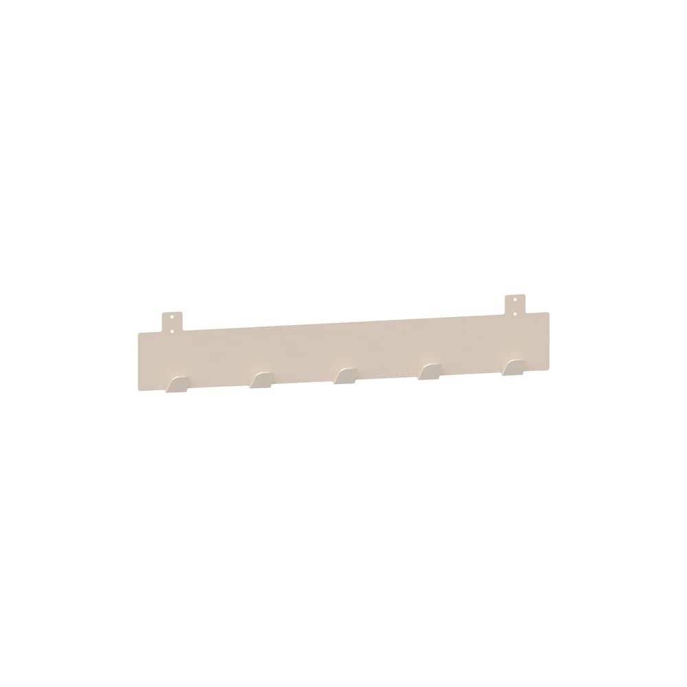 Accessoire / Crochets muraux pour étagère Pli L 60 cm - TIPTOE - Blanc crème - Acier thermolaqué