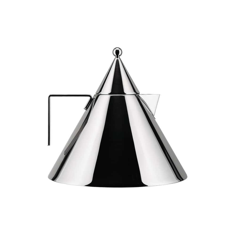 Bouilloire Il conico/ Aldo Rossi, 1986 - Compatible induction, 2 litres - Alessi - Acier poli - Acier inoxydable 18/10