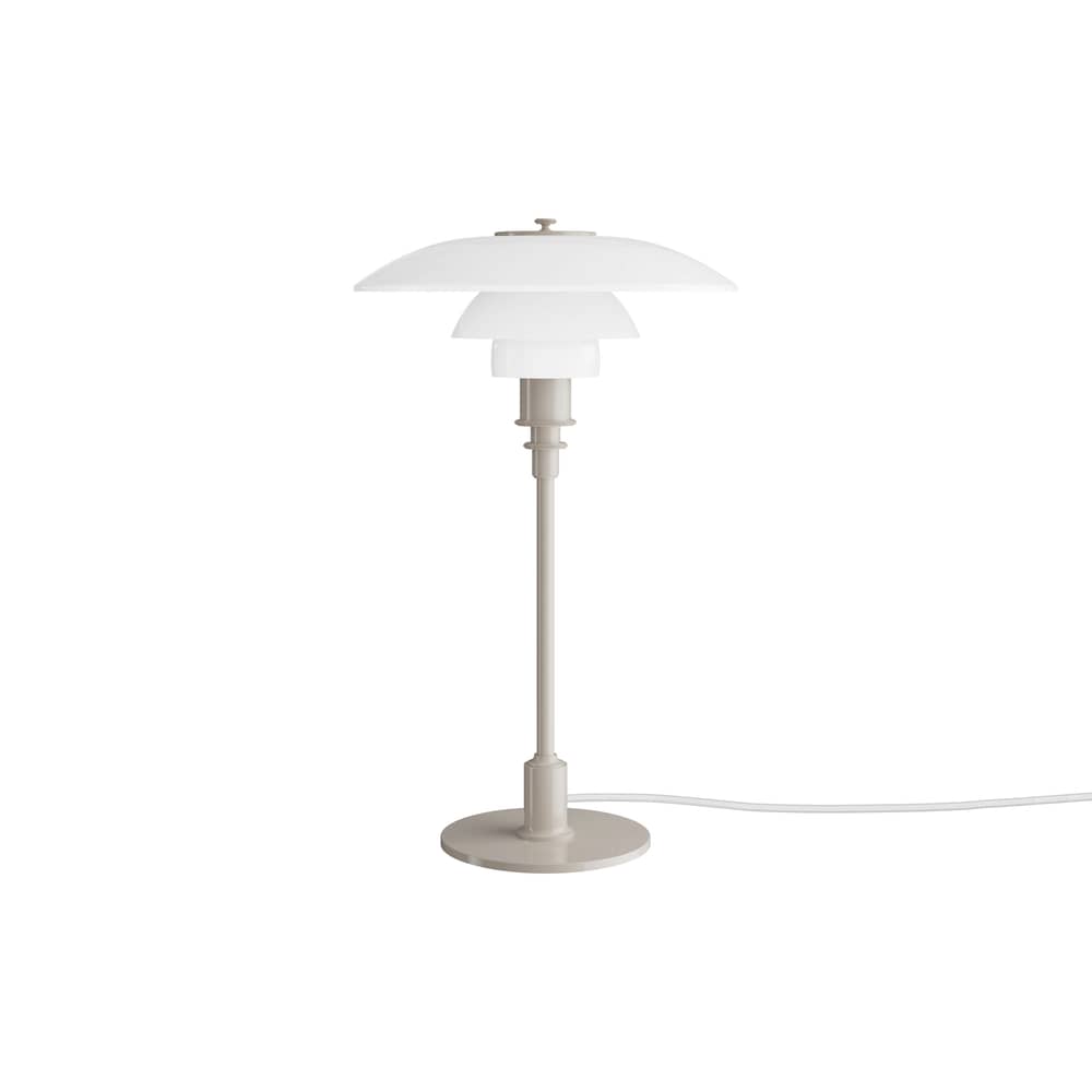Lampe de table PH 3/2 beige / Réédition 1926 - Louis Poulsen - Beige brillant / Blanc - Aluminium laqué, Verre soufflé bouche
