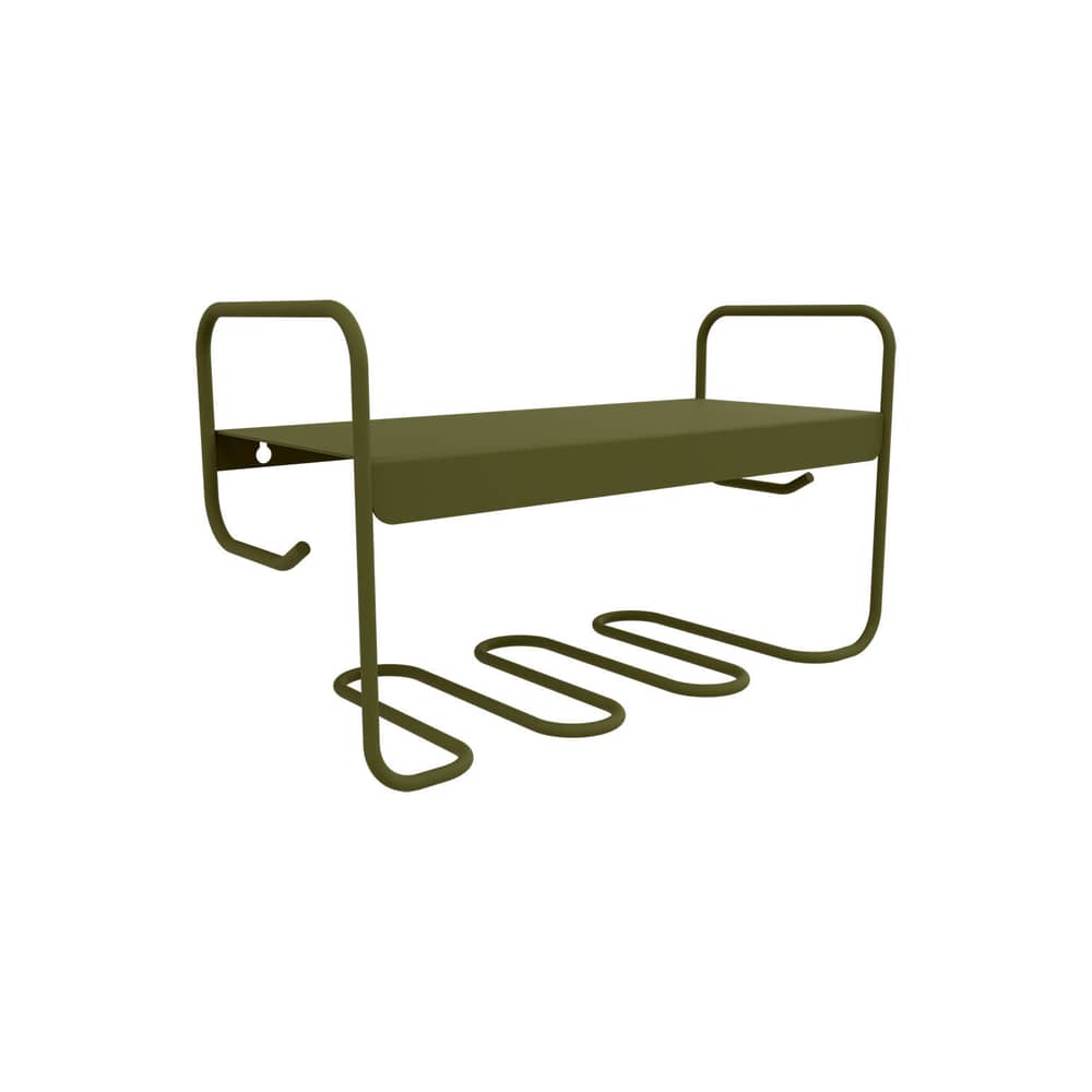Mensola a muro Picolino metallo verde / L 52 x H 30 cm - Fermob - Pesto - Acciaio