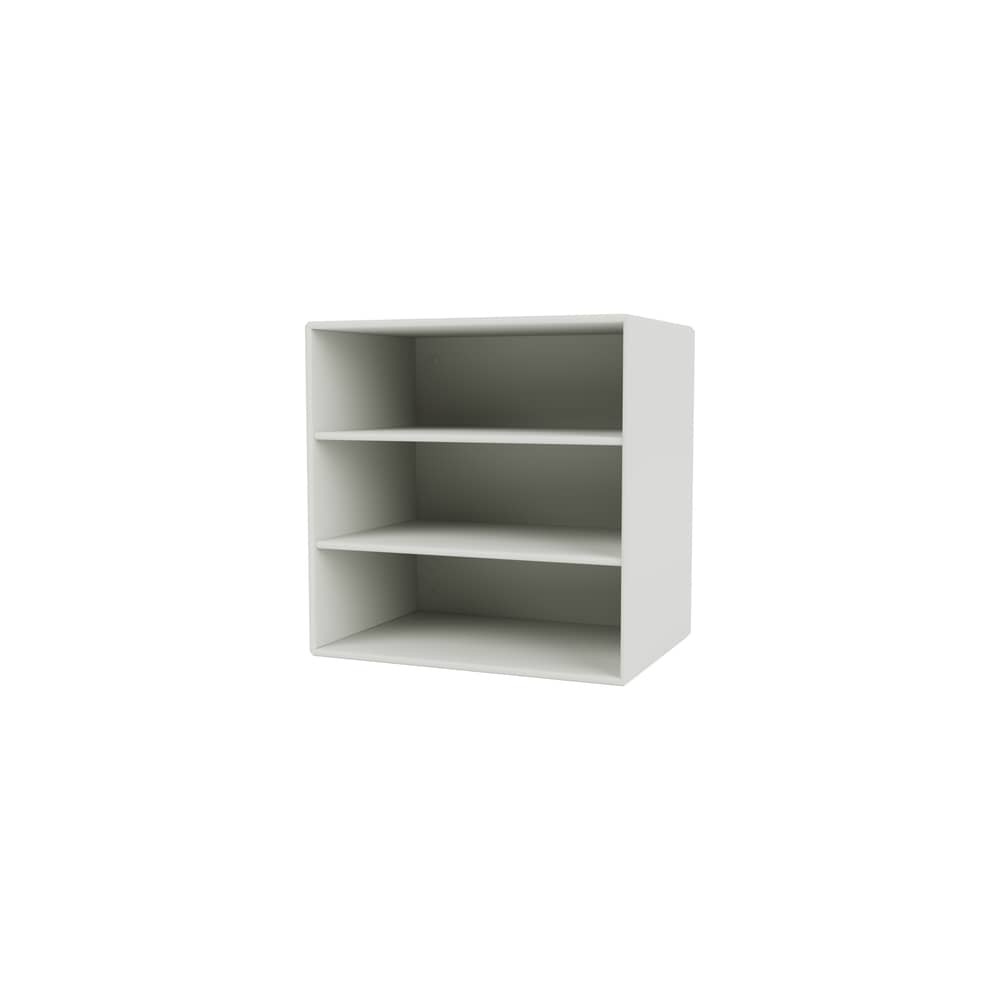 Montana Mini 1004 Wall storage wood white / 3 shelves - 35 x 35 x D 25 cm - MONTANA - Nordic 09 - Lacquered MDF