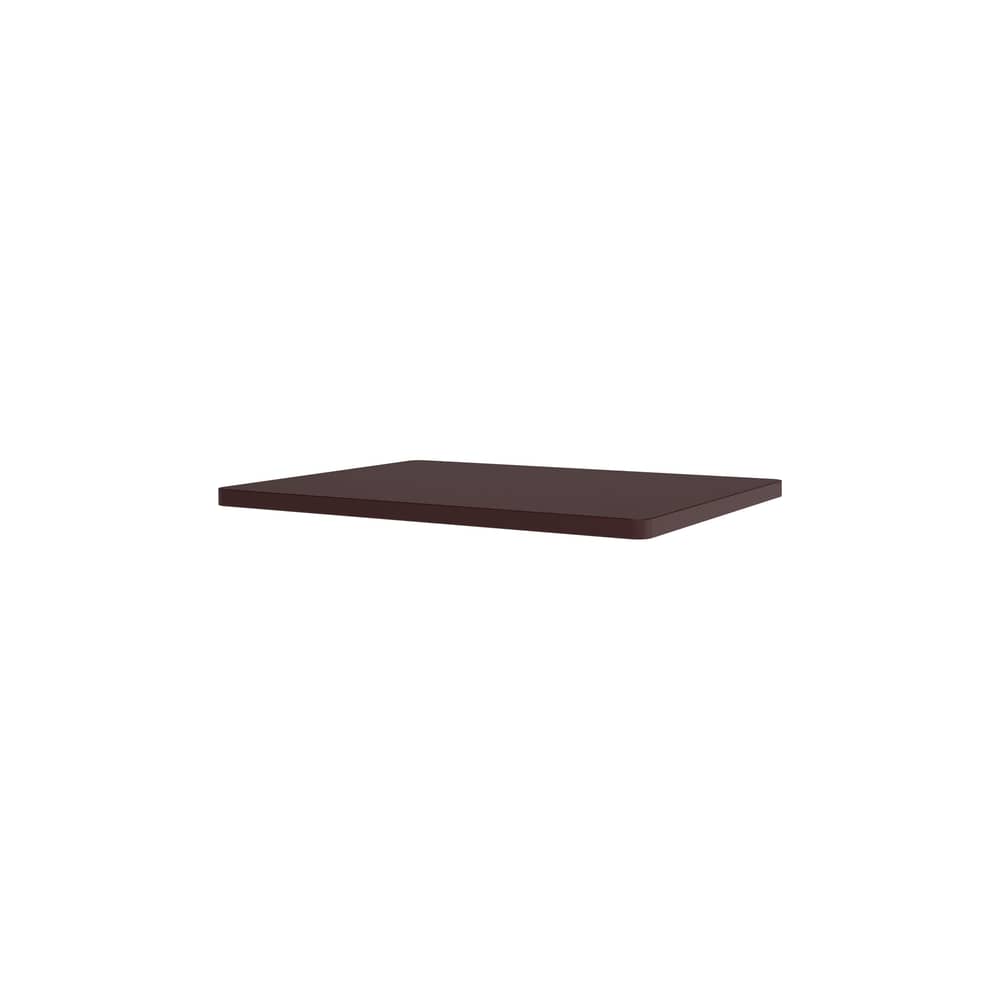 Accessoire  bois / Etagère interne pour Panton Wire Single - L 33 x P 25,7 cm - MONTANA - Rouge noir - MDF laqué