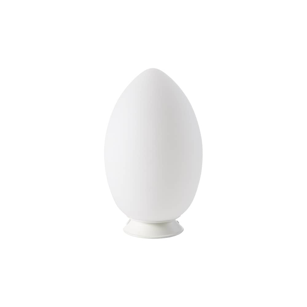 Lampe extérieur sans fil rechargeable Uovo LED verre blanc / Ø 18 x H 30 cm - Ben Swildens, 1972 - Fontana Arte - Blanc - Verre soufflé