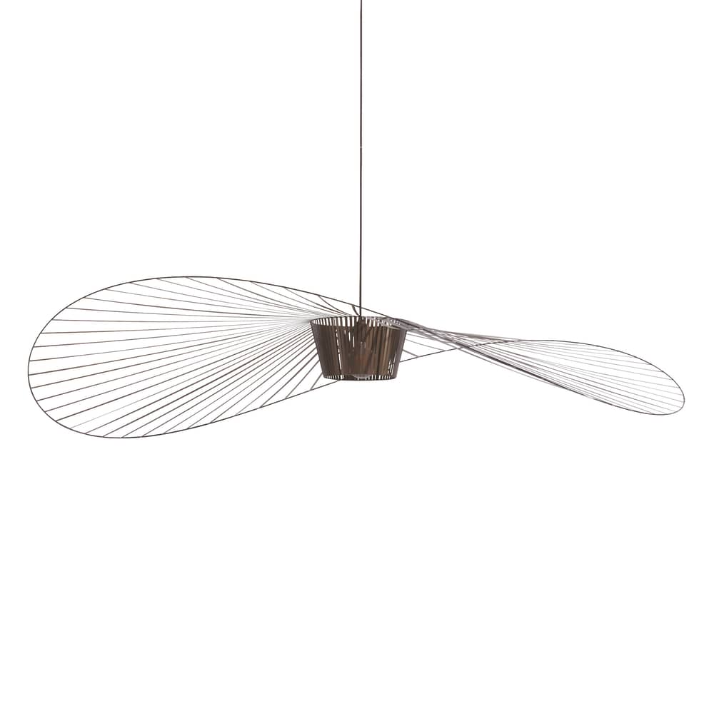 Vertigo Pendant plastic material brown metal Large / Ø 200 cm - Constance Guisset, 2010 - Petite Friture - Bronze - Fibreglass, Polyurethane