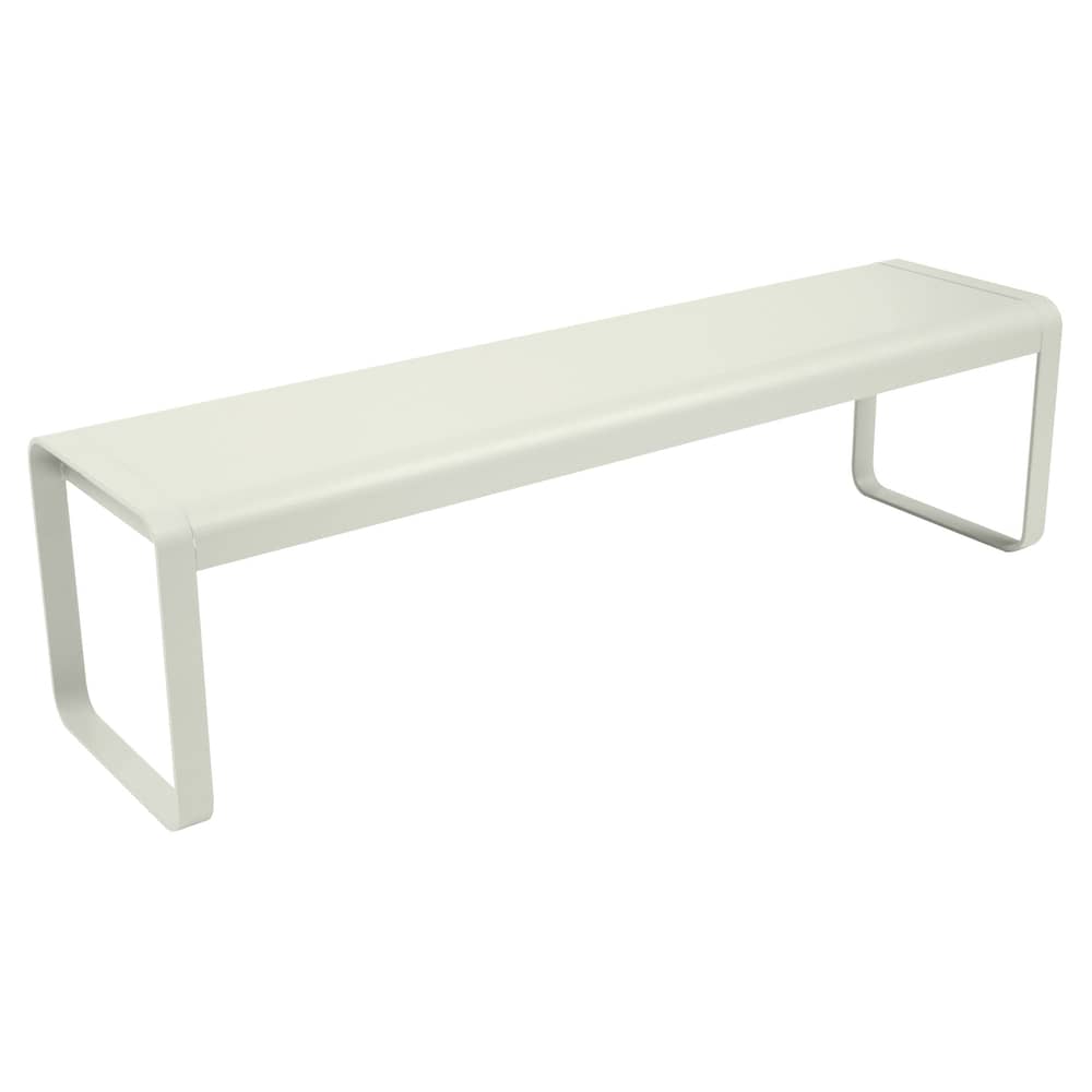 Banc Bellevie / L 161 cm - 4 places - Fermob - Gris argile - Acier, Aluminium