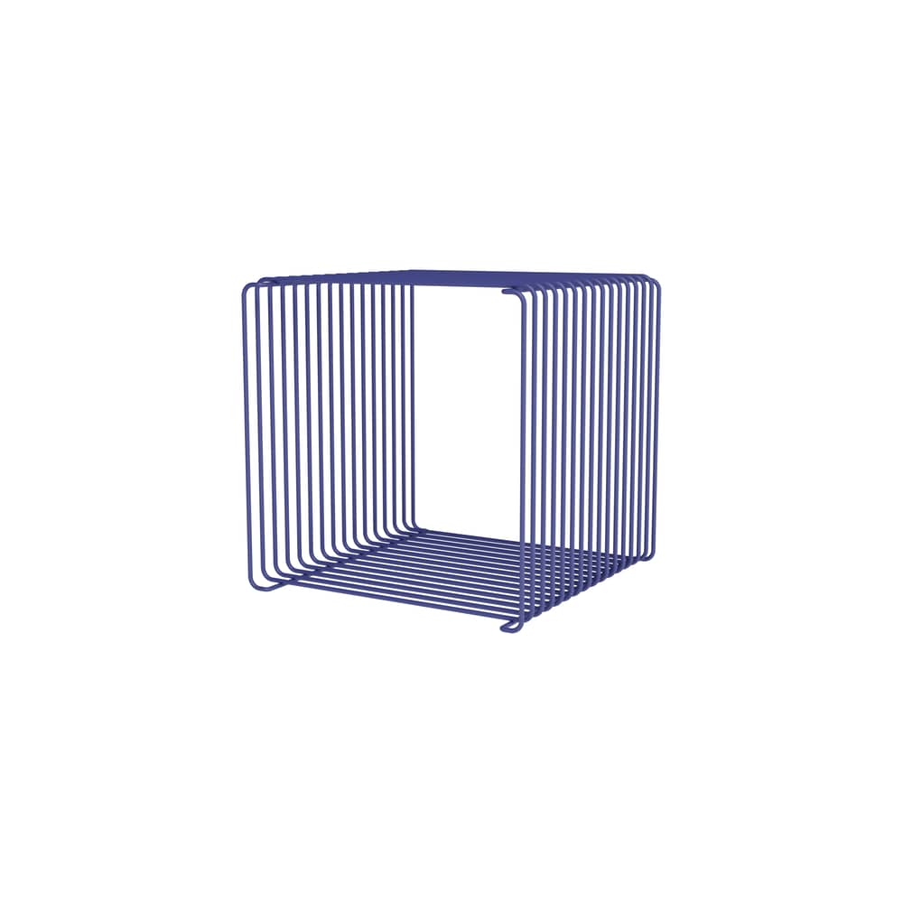 Etagère Panton Wire Single Cube / 34.8 x H 34.8 x P 34.8 cm - Verner Panton, 1971 - MONTANA - Monarch 135 - Fil d\'acier inoxydable laqué