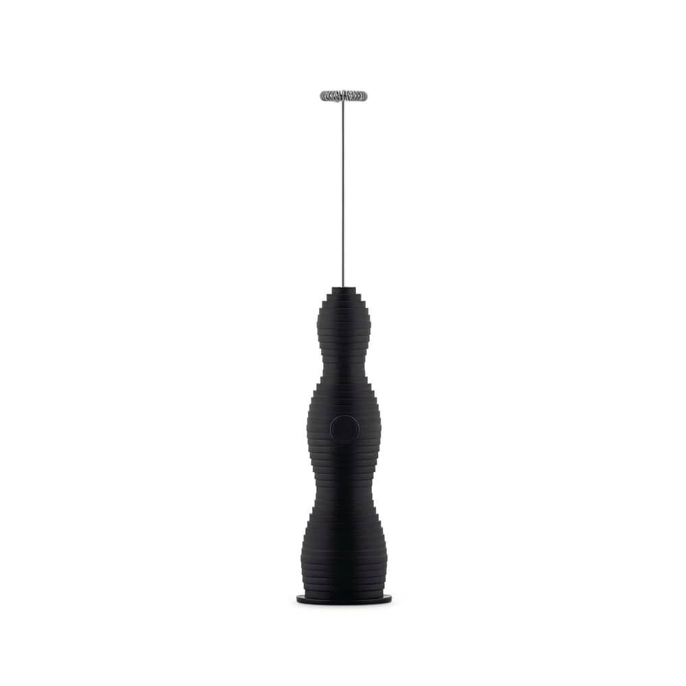 Mousseur à lait Pulcina plastique noir / Rechargeable - Alessi - Noir - ABS, Acier inoxydable