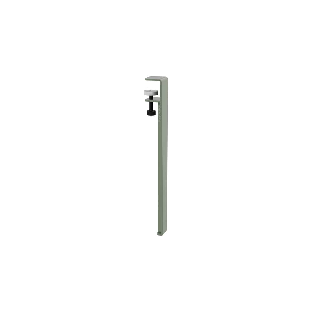 Pied avec fixation étau / H 43 cm - Pour créer table basse ou banc - TIPTOE - Gris Eucalyptus - Acier thermolaqué