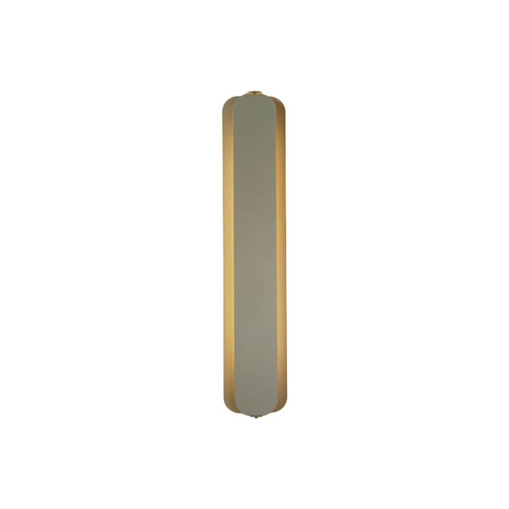 Volta Wall light metal green / L 60 cm - ATELIER DOBRA - Sage green - Powder coated steel