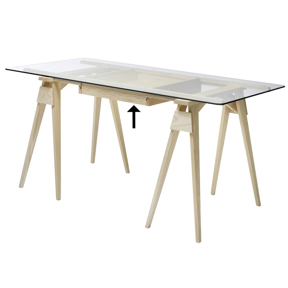 Tiroir / Pour bureau Arco bois naturel  / Seconde vie - Design House Stockholm - Tiroir / Frêne naturel - Frêne