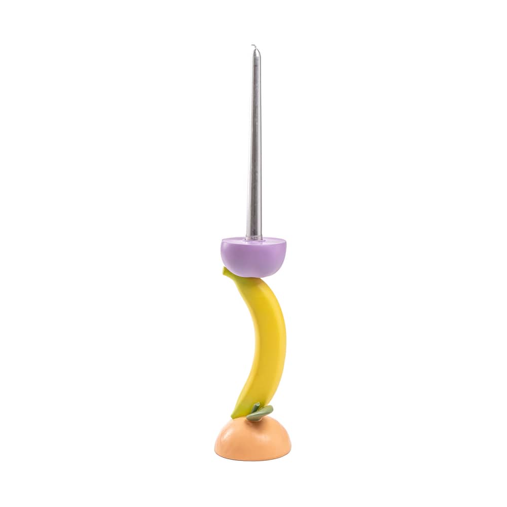 Vitamin Candle stick plastic material multicoloured / Resin - Seletti - Banana - Resin