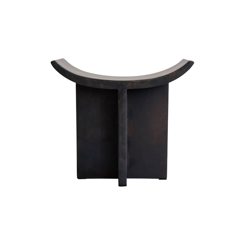 Hocker Brutus corian braun / L 60 cm - 101 COPENHAGEN - Kaffee - Faserbeton