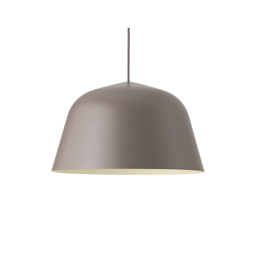 Sospensione Ambit metallo marrone grigio / Ø 40 cm - Muuto - Talpa - Alluminio