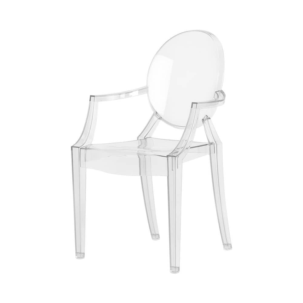 Kindersessel Lou Lou Ghost plastikmaterial transparent - Kartell - Kristall - Polykarbonat