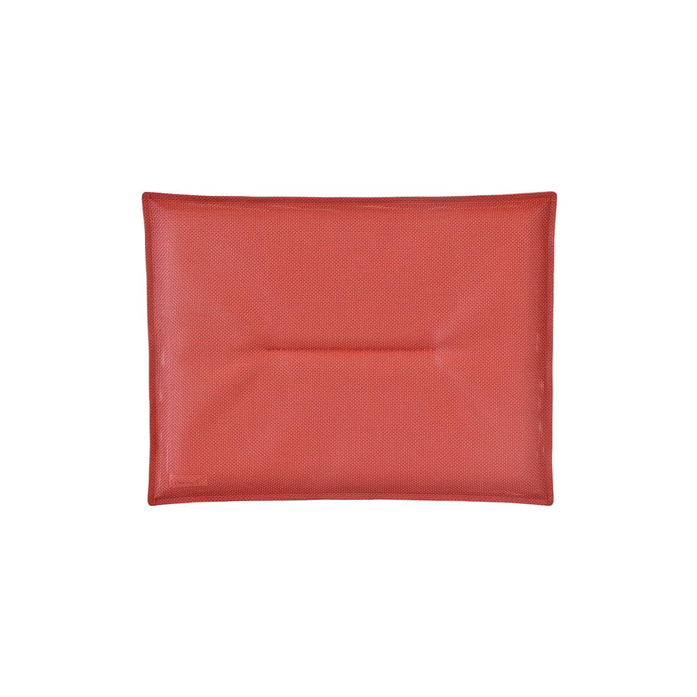 Sitzkissen  textil rot / für Stuhl „Bistro“ - Fermob - Chilli - Leinen, Schaumstoff