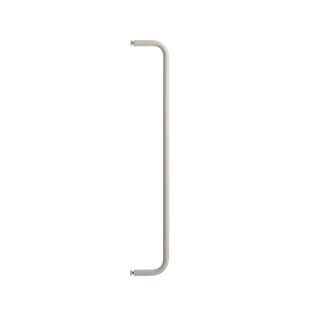Sospensione bar  metallo beige / L 58 cm - Per scaffali in metallo forato - String Furniture - Beige - Acciaio
