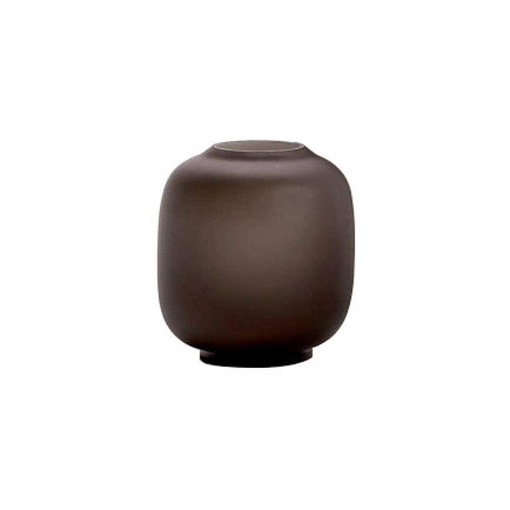 Arya Small Table lamp glass brown / H 22 cm - Glass - Cappellini - H 22 cm / Brown - Mouth blown glass